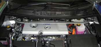 レクサスCT200h(ZWA10)フロント装着例